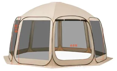 Obrázok produktu pre Stan s plachtou, odolná tkanina, jednoduché postavenie, 15 x 13,8 ft