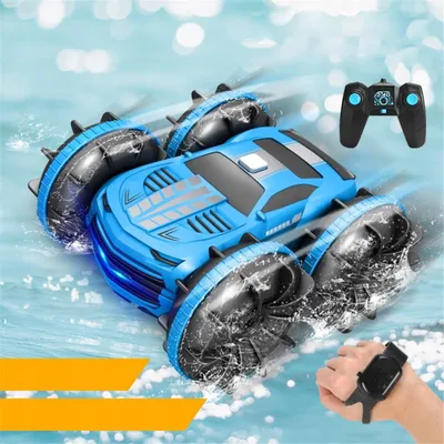 Zdjęcie produktu dla Samochód zdalnie sterowany dla dzieci, 2.4 GHz, dwustronny, akrobacyjny samochód 360°, pojazd terenowy do trików, 4WD, samochód do driftu, zabawka zdalnie sterowana, idealny prezent dla chłopców w wieku 6-12 lat