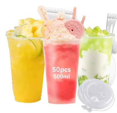Immagine prodotto di Bicchieri da festa, riutilizzabili, ecologici, 50 pezzi, 401-500 ml