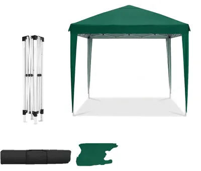 Produktbild von Gazebo Zelt, 420D Oxford Stoff, Wetterfest, Grün