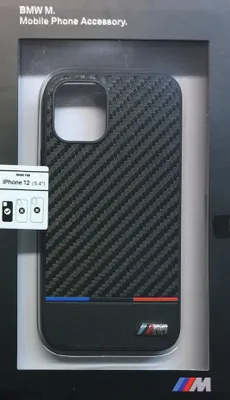 Image de Etui Bmw Bmhcp12Spucartcbk Iphone12 Mini 5,4 Czarny/Black Hardcase M CollectionPolyuréthaneCarbon Stripe