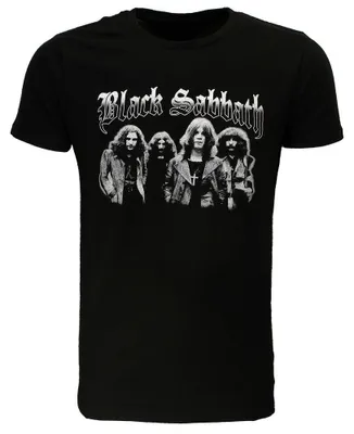 Produktbild von Black Sabbath Schwarz-Weiß-Foto-T-Shirt - L