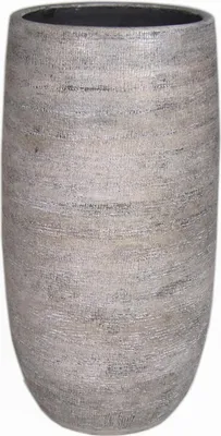 Produktbild von INNA-Glas Keramikvase mit Maserung, weiß-braun, 50 cm, Ø 24,5 cm - Dekovase