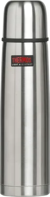 Immagine prodotto di Thermos Isolierflasche Light & Compact, Isoflasche, Thermoflasche, Flasche, Edelstahl, Steel Matt, 1 L, 4019.205.100
