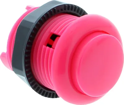 Produktbild von Arcade Taster - 27mm Gewindedurchmesser - verschiedene Farben Farbe: Pink