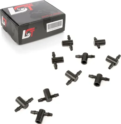 Produktbild von 10x Verteiler Emitter 2-Wege Bewässerungssystem Kupplung für 5 mm Schlauch