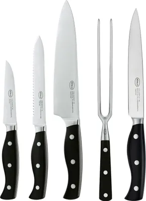 Produktbild von RÖSLE Messer-Set PURA inkl. Tranchiergabel 5-tlg.