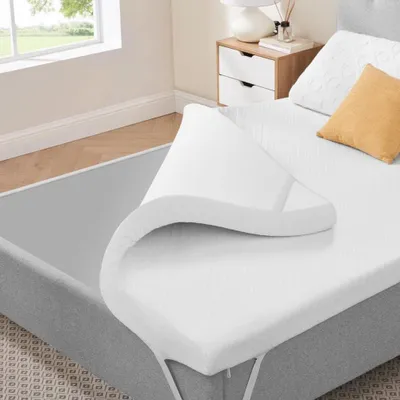Produktbild von Matratzen Topper 140x200cm 6 cm Höhe Matratzentopper Gel Memory Foam H2&H3 Abnehmbarer Waschbarer Bezug Boxspringbett Schlafsofas