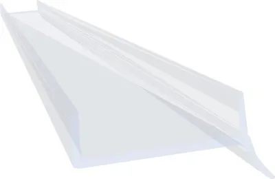 Zdjęcie produktu dla Uszczelka cokołu Profil uszczelniający cokołu kuchennego 1,5 m Przezroczysta uszczelka listwy przypodłogowej 18 mm
