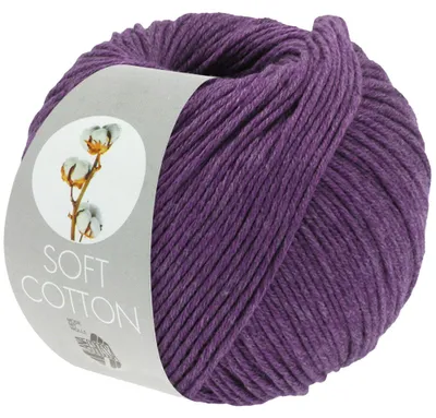 Produktbild von Lana Grossa - Soft Baumwolle 0053 anthrazitviolett