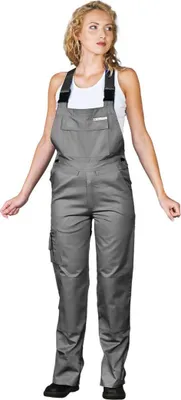 Produktbild von Damen Arbeitslatzhose grau 46