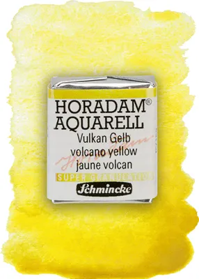 Produktbild von Schmincke HORADAM - Vulkan Gelb - Supergranulation halbes Näpfchen - 14 911 044