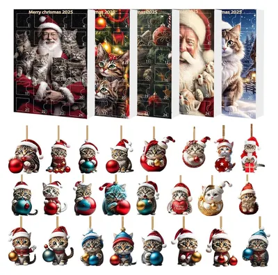 Produktbild von Weihnachts-Countdown Spielzeug Niedliche Weihnachtsornamente Süßer Anhänger A