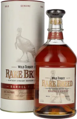 Image de Wild Turkey RARE BREED Kentucky Straight Bourbon Whiskey Barrel Proof 58,4% Vol. 0,7l en boîte cadeau