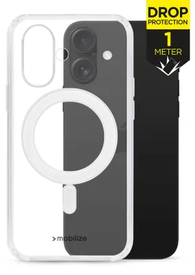 Produktbild von Mobilize Naked Protection Durchsichtig iPhone 16 Plus MagSafe Hülle Hardcase Backcover Stoßfest - Transparent