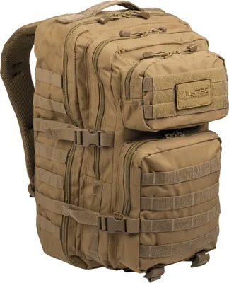 Immagine prodotto di Zaino scuola Mil-Tec, escursionismo, US Assault Pack LG 36L, coyote