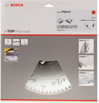 Immagine prodotto di Lama circolare Top Precision Best for Wood S 250 x 30 - 60