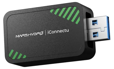 Immagine prodotto di Controller iConnectu per lampade di coltivazione a LED FC, FC-E e SP3000, con connessione Bluetooth-USB, per sistemi di coltivazione intelligenti