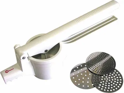 Produktbild von METALTEX Kartoffelpresse Pressy 26cm weiß 3 Scheiben