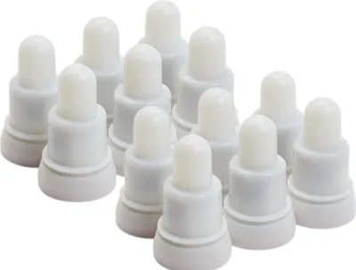 Produktbild von 12x Duni LED Kerze Multicolour Warmweiss Mehrfarbig Ersatzkerze für Duni LED-Set