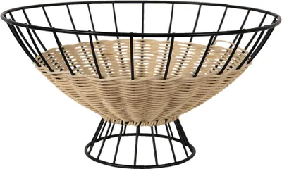 Obrázok produktu pre Clayre & Eef Dekoračná miska Ø 29x15 cm Čierny kov