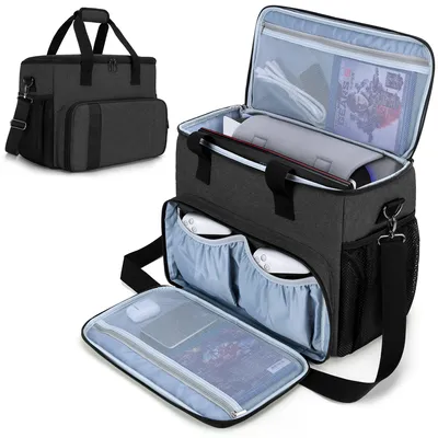 Obrázok produktu pre Prepravný kufrík pre konzoly PS5, PS4, PS4 Pro, Xbox 360, čierny