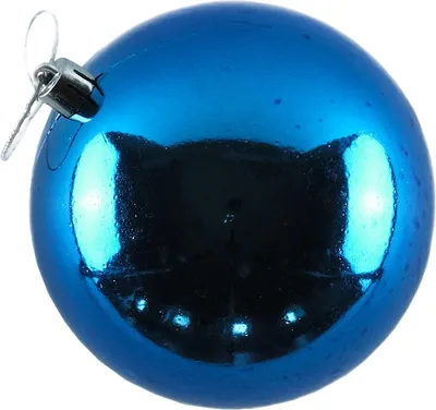 Produktbild von DECOLED Kunststoffkugel, Ø 10 cm, blau, 6 x glänzend