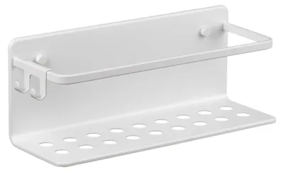 Image de Poubelle pour salle de bain avec couvercle rabattable, 6 litres