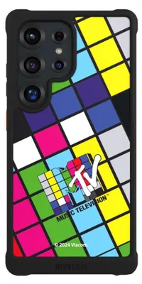 Produktbild von NIVOCASE Hülle für Samsung Galaxy S25 Ultra  Stoßfeste Handyhülle NIVOmax Case Schwarz Fanartikel Offizielles Lizenzprodukt MTV Music Televison