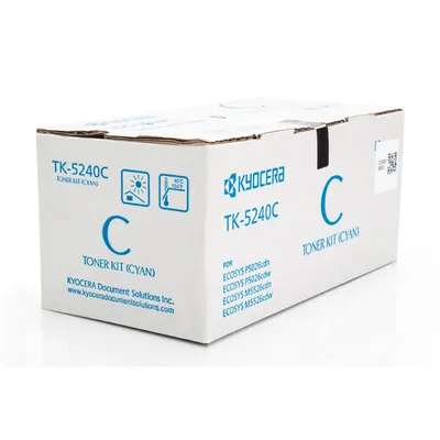 Produktbild von ECOSYS M 5526 cdw Toner Cyan Original Kyocera TK-5240C 1T02R7CNL0 3.000 Seiten