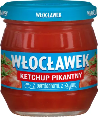 Obrázek produktu pro Ketchup Włocławek Pikantní 200 g