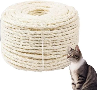 Produktbild von Sisal-Seil 8 mm x 100 m, für Kratzbaum, natürlich, stark