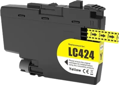 Produktbild von Boxstuff Tinte passend für Brother LC-424Y Gelb