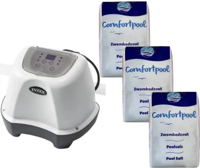 Produktbild von Intex - Salzwassersystem 26664GS & Poolsalz 60 kg