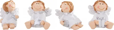 Produktbild von VBS Mini Engel "Abbie", 4 Stück