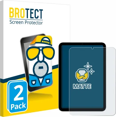 Produktbild von 2x BROTECT Schutzfolie für Apple iPad Mini 6 WiFi 2021 Displayschutz Displayschutzfolie Folie Matt Entspiegelungsfolie