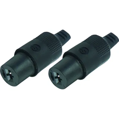 Produktbild von Schwaiger LSK8042533, DIN 41529, Schwarz, 2 Stück(e), Sichtverpackung