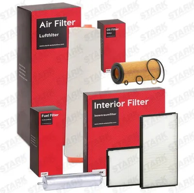 Produktbild von STARK Filterset Inspektionspaket Filtersatz für BMW 5 Limousine (E60) 5 Touring (E61)