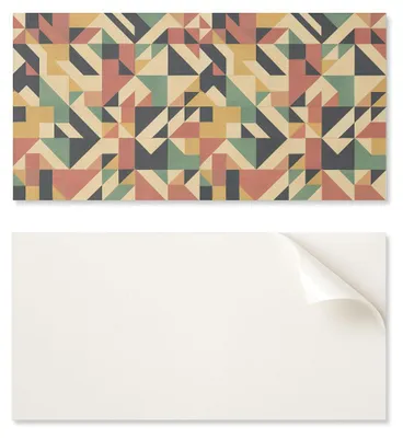 Produktbild von Selbstklebende Platte mit Aufdruck - Ideal für die Küche, 100 x 50 cm, abstraktes geometrisches Muster