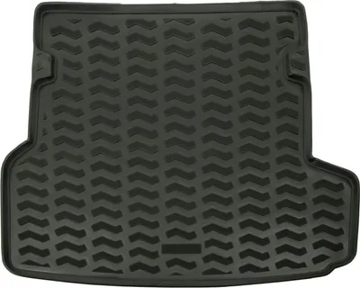 Image de Tapis De Coffre Caoutchouc Premium Pour BMW 3 Series F31 2012-2019 5 Portes Kombi, Bord Haut, Antidérapant, Inodore, Toutes Saisons