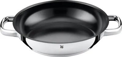 Produktbild von WMF Durado Servier-/ Bratpfanne 24 cm Induktion, Cromargan Edelstahl beschichtet, Keramikbeschichtung, backofenfest