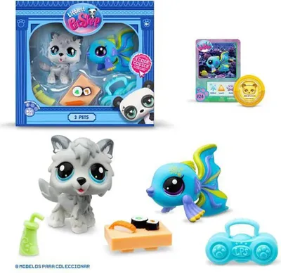 Produktbild von Bandai Little Pet Shop Figur Sortiert Blau  Kinder Blau One Size