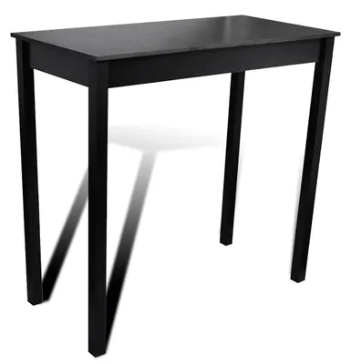 Produktbild von vidaXL Barset Bartisch mit 4 Barhockern Schwarz