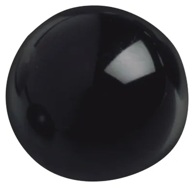 Image de MAUL Aimants sphériques, 10 pièces, 0,6 kg, plastique ferrite incassable, laqués, Ø 3 x 2 cm, noir