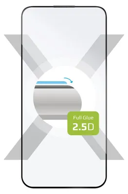 Produktbild von Schutzglas Fixed 2.5D Full Cover Tempered Glass für iPhone 15