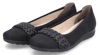 Produktbild von Rieker Damen Ballerina schwarz, Damen:36 EU