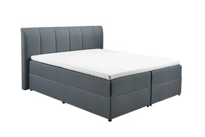 Produktbild von ED Lifestyle Granada 2 Polsterbett Holzwerkstoff/9-Zonen-Tonnentaschenfederkern H2 180x200 cm Anthrazit