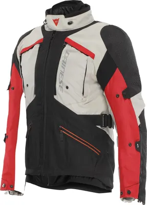 Produktbild von Dainese Gullfoss D-Dry wasserdichte Motorrad Textiljacke, schwarz/weiß/rot, 48