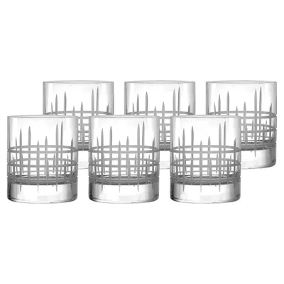 Image de Stölzle Lausitz Set 6 Stück NEW YORK BAR Club Whiskybecher O.F. klar 350 00 15 DS 1619 | EAN 4012632276780
