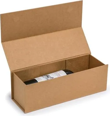 Produktbild von Magnetische Geschenkbox für Wein Kraft 325 x 110 x 105 mm (Außenmaße) Geschenkbox